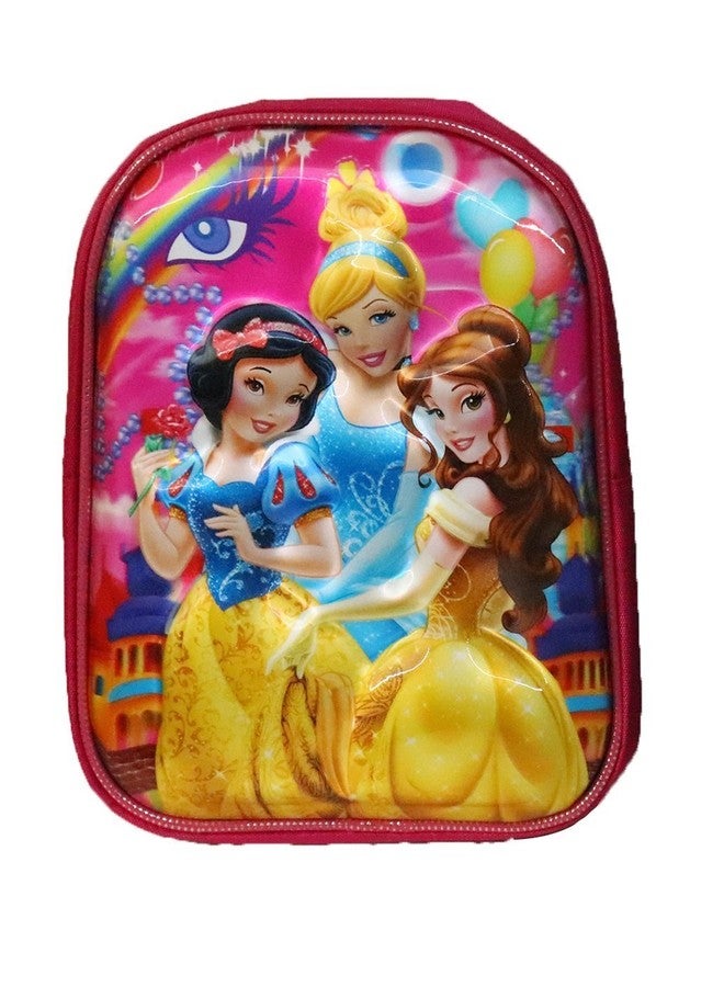 Clastik Multi-Purpose School kids bag/backpack 3D Effect Embossed 11 Inches Suitable Up to 2-5 Years (playschool, kindergarten, travel/picnic bag Princess (Elsa) - Image 1